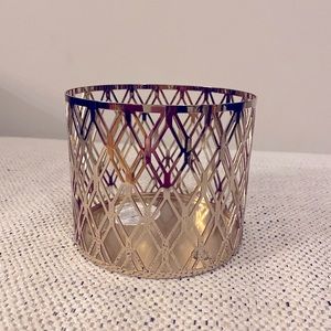 Bath & Body Works 3-Wick Candle Silver Candle Holder